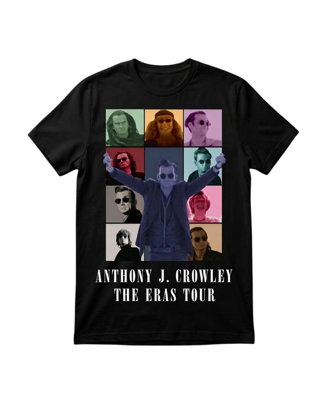Remera negra — Anthony J. Crowley The Eras Tour